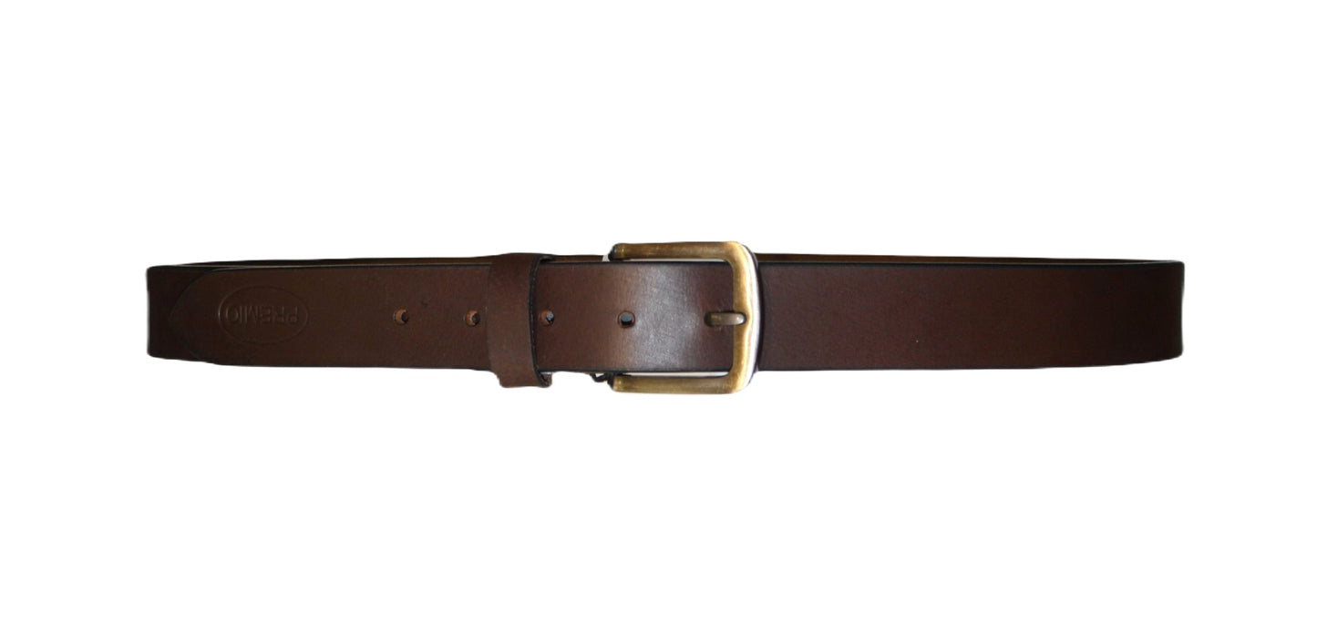 Läder Bälte, 3.5 cm - Bredd