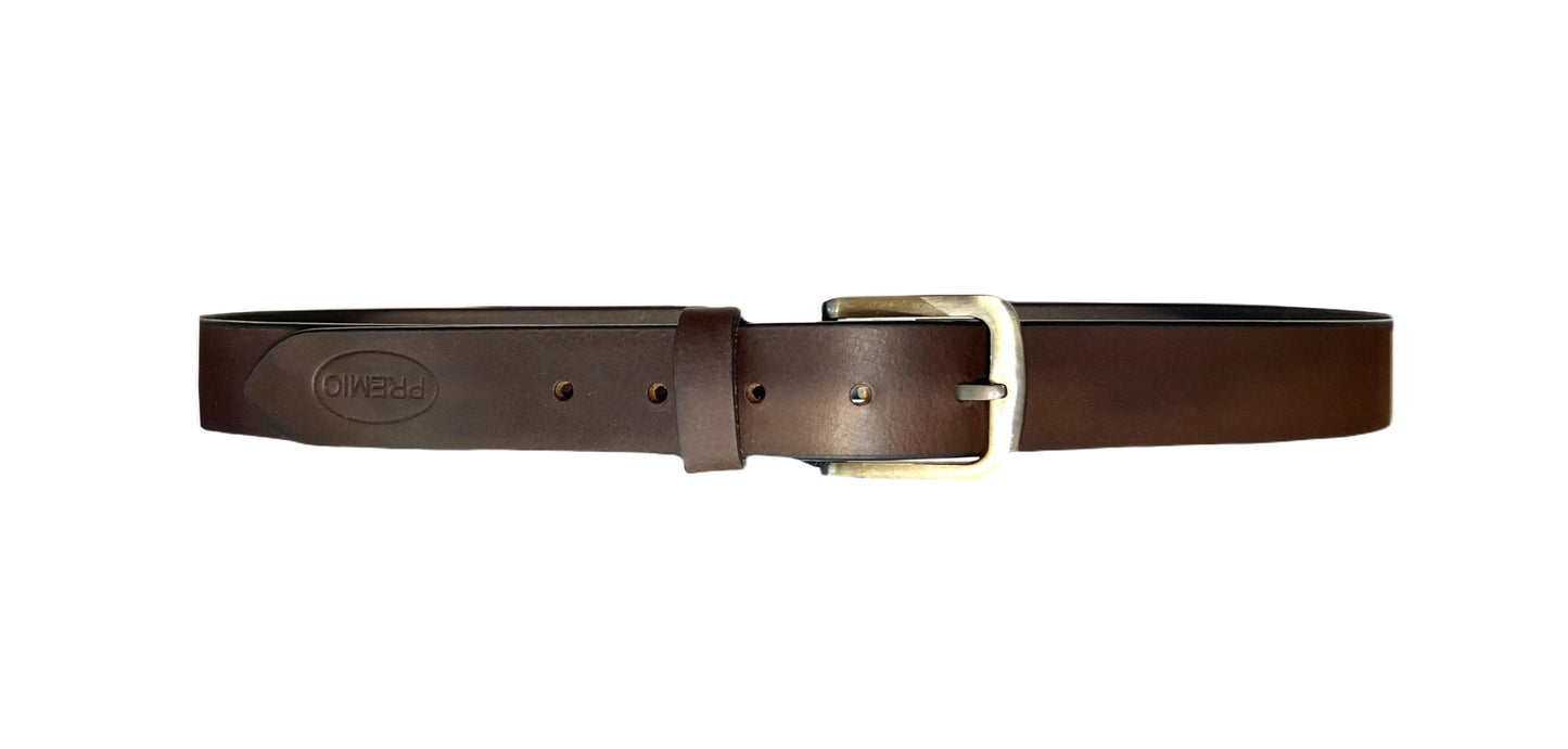 Läder Bälte, 3.5 cm - Bredd