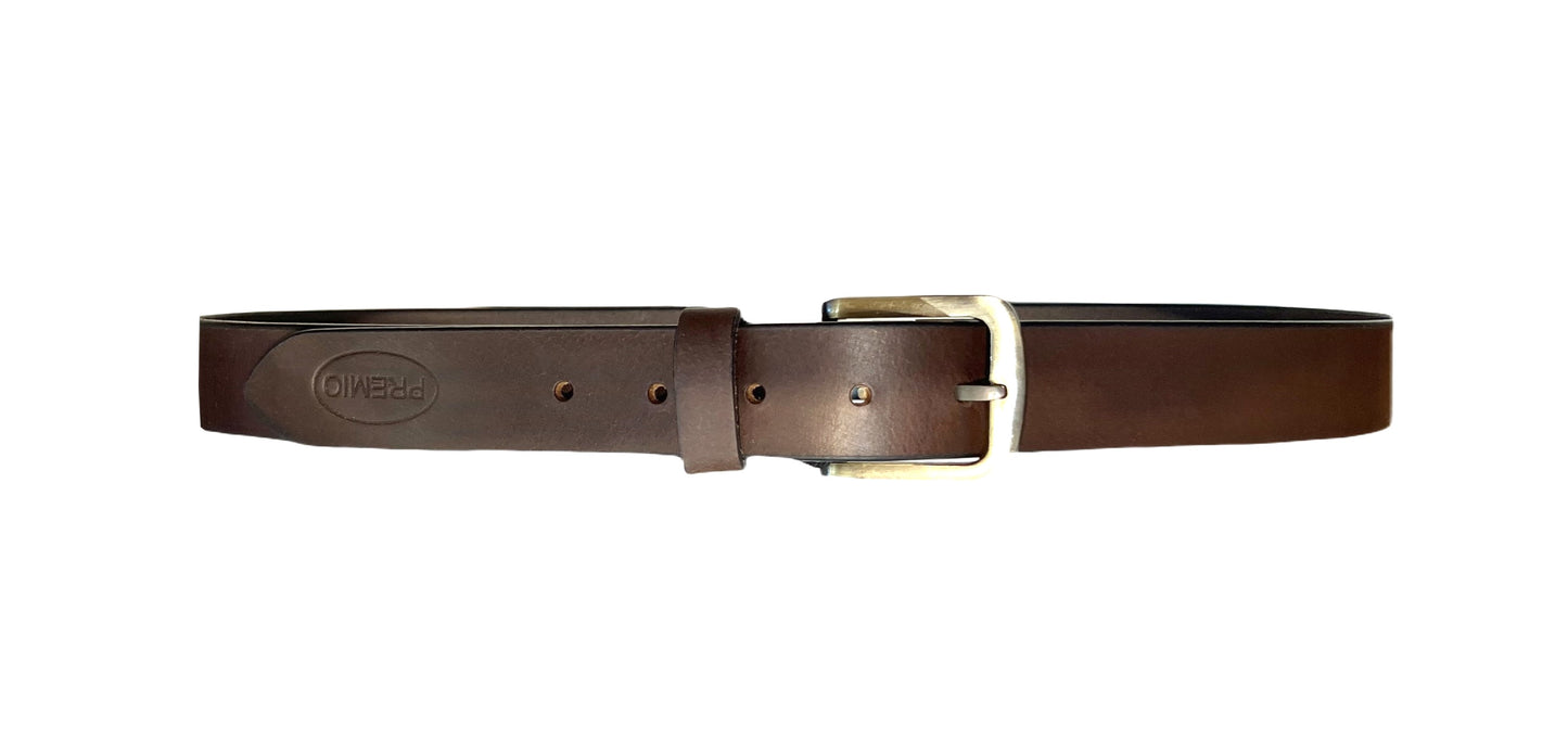Läder Bälte, 3.5 cm - Bredd