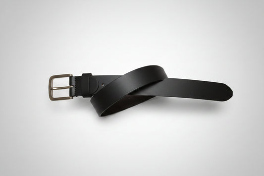 Läder Bälte, 3.5 cm - Bredd