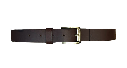 Läder Bälte- 3 cm bredd