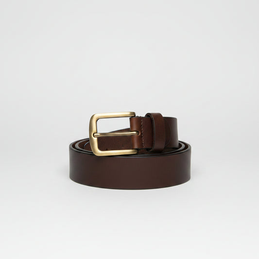 Läder Bälte, 3.5 cm - Bredd